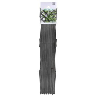 Tuinlatwerk 50x150 cm hout antracietkleurig