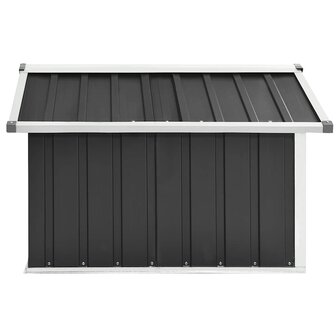 Overkapping voor robotmaaier 92x97x63 cm staal antracietkleurig