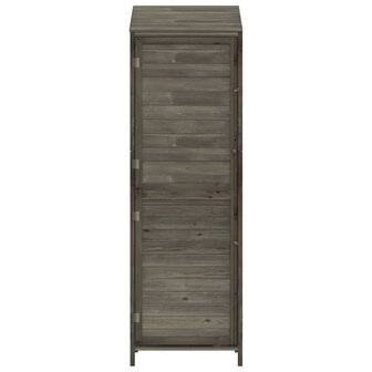Tuinschuur 55x52x174,5 cm massief vurenhout antracietkleurig