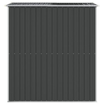 Tuinschuur 192x191x223 cm gegalvaniseerd staal antracietkleurig