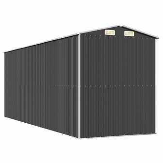 Tuinschuur 192x523x223 cm gegalvaniseerd staal antracietkleurig