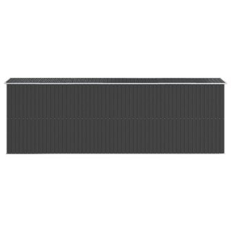 Tuinschuur 192x606x223 cm gegalvaniseerd staal antracietkleurig