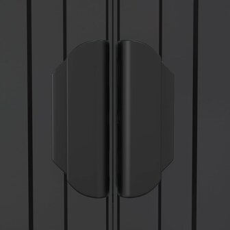 Tuinschuur 192x938x223 cm gegalvaniseerd staal antracietkleurig