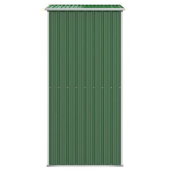 Tuinschuur 192x108x223 cm gegalvaniseerd staal groen