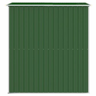 Tuinschuur 192x191x223 cm gegalvaniseerd staal groen