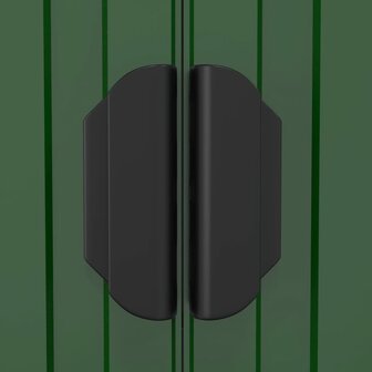Tuinschuur 192x689x223 cm gegalvaniseerd staal groen
