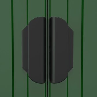 Tuinschuur 192x772x223 cm gegalvaniseerd staal groen