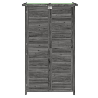 Tuinschuur 83x57x140 cm massief grenenhout grijs