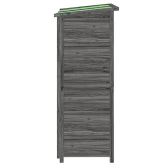 Tuinschuur 83x57x140 cm massief grenenhout grijs