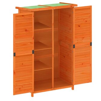 Tuinschuur 83x57x140 cm massief grenenhout bruin