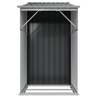 Tuinschuur 277x93x179 cm gegalvaniseerd staal antracietkleur