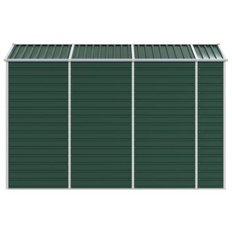 Tuinschuur 191x300x198 cm gegalvaniseerd staal groen