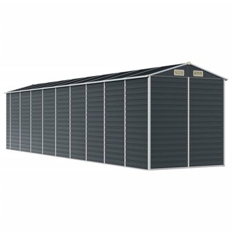 Tuinschuur 191x810x198 cm gegalvaniseerd staal antracietkleurig