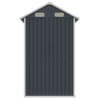 Tuinschuur 192x152,5x237 cm gegalvaniseerd staal antracietkleur