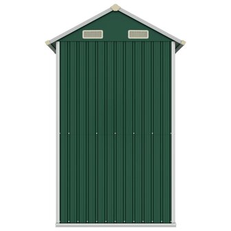 Tuinschuur 192x152,5x237 cm gegalvaniseerd staal groen
