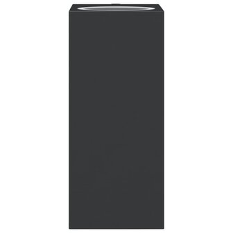 Buitenwandlampen 2 st gegoten aluminium zwart