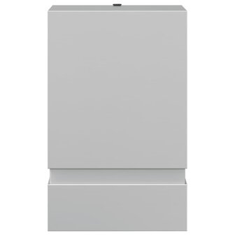 Buitenwandlamp roestvrij staal zilverkleurig