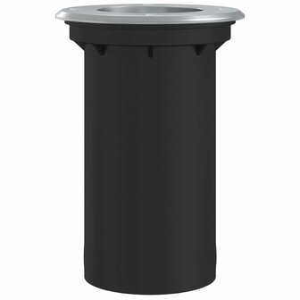 Buitengrondverlichting rond 10,5x10,5 cm gietaluminium zwart