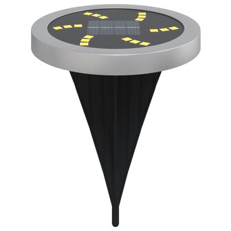 Grondlampen 4 st solar met grondpennen warmwit