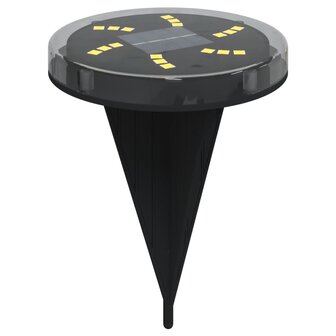 Grondlampen 4 st solar met grondpennen warmwit
