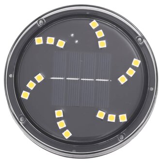 Grondlampen 4 st solar met grondpennen warmwit