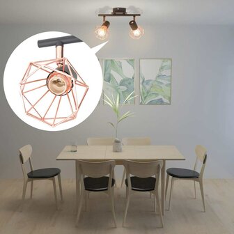 Plafondlamp met 2 LED&#039;s 8 W