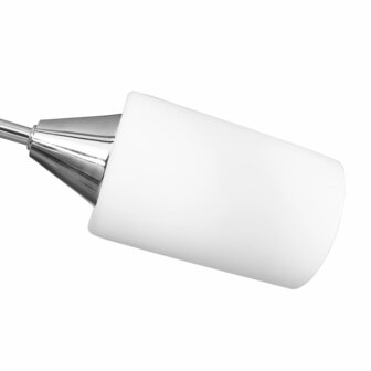Plafondlamp met keramieken cilindervormige kappen 5xE14 wit