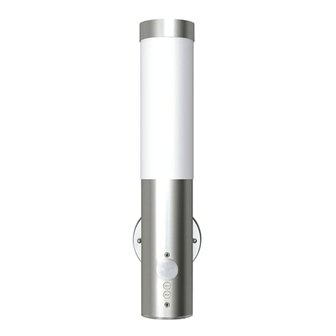 Buitenlamp RVS Savona met sensor (2 stuks)