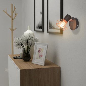 Wandlampen 2 st met LED 8 W