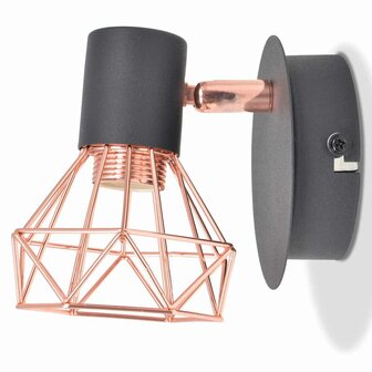 Wandlampen 2 st met LED 8 W