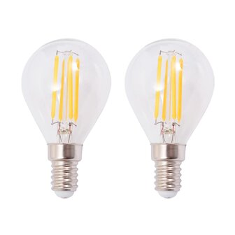 Wandlampen 2 st met LED 8 W
