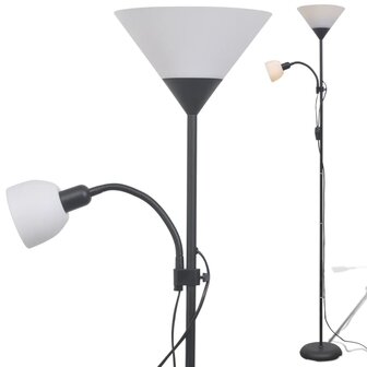 Vloerlamp zwart