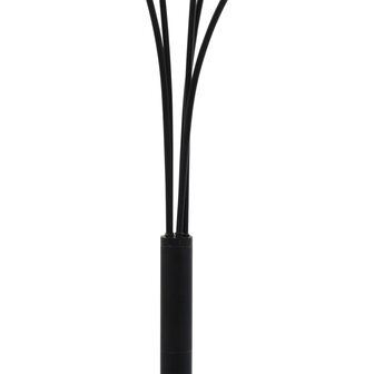 Lamp staand 5xE14 200 cm zwart en goud
