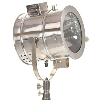 Vloerlamp driepoot 165 cm massief mangohout