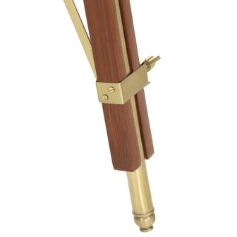 Vloerlamp driepoot 193 cm massief mangohout