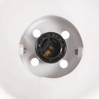 Wandlamp industrieel E27 65x25 cm wit