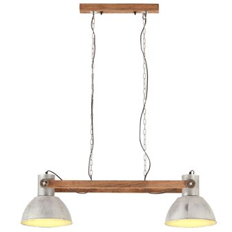 Hanglamp industrieel 25 W E27 109 cm zilverkleurig