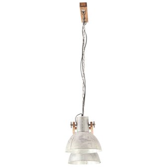Hanglamp industrieel 25 W E27 109 cm zilverkleurig