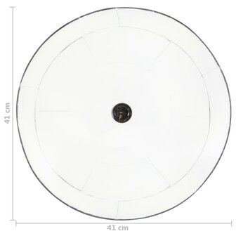 Hanglamp industrieel vintage rond 25 W E27 41 cm zwart