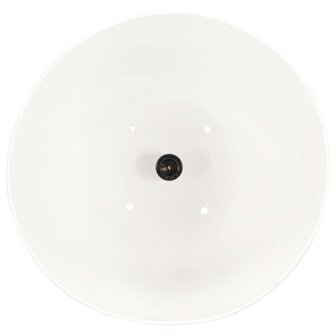 Hanglamp industrieel rond 25 W E27 32 cm wit