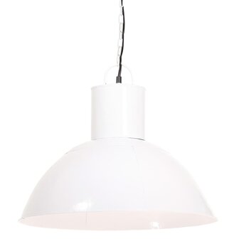 Hanglamp rond 25 W E27 48 cm wit