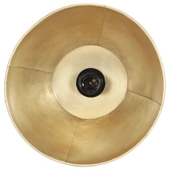 Hanglamp rond 25 W E27 28,5 cm messingkleurig