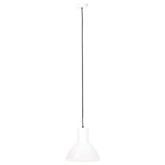 Hanglamp rond 25 W E27 28,5 cm wit