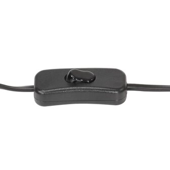 Vloerlamp E27 massief mangohout wit