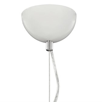 Hanglamp E27 &Oslash;50 cm wit en zilver