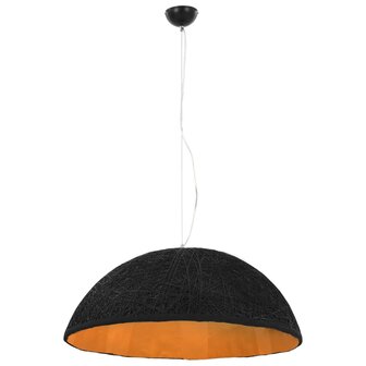 Hanglamp E27 &Oslash;70 cm zwart en goud