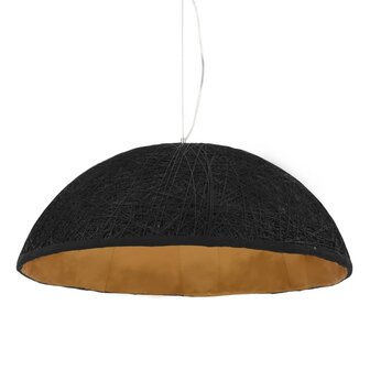 Hanglamp E27 &Oslash;70 cm zwart en goud