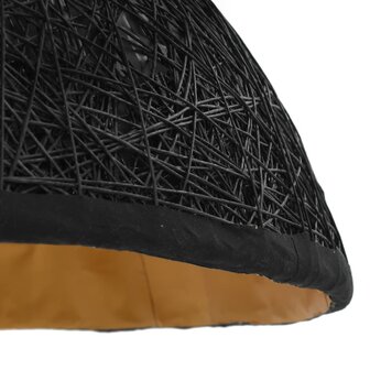 Hanglamp E27 &Oslash;70 cm zwart en goud