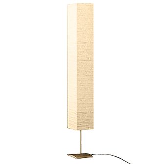 Vloerlamp met stalen standaard 170 cm beige
