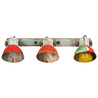 Wandlamp industrieel E27 65x25 cm meerkleurig